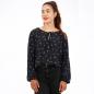 Preview: Papierschnittmuster Bluse mit Band Frau Krissi XS-XXL